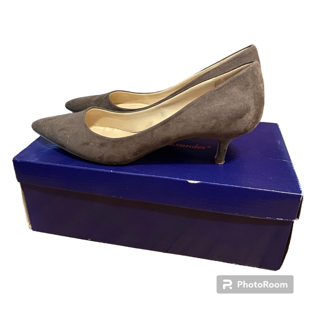 Taupe Kitten Heels